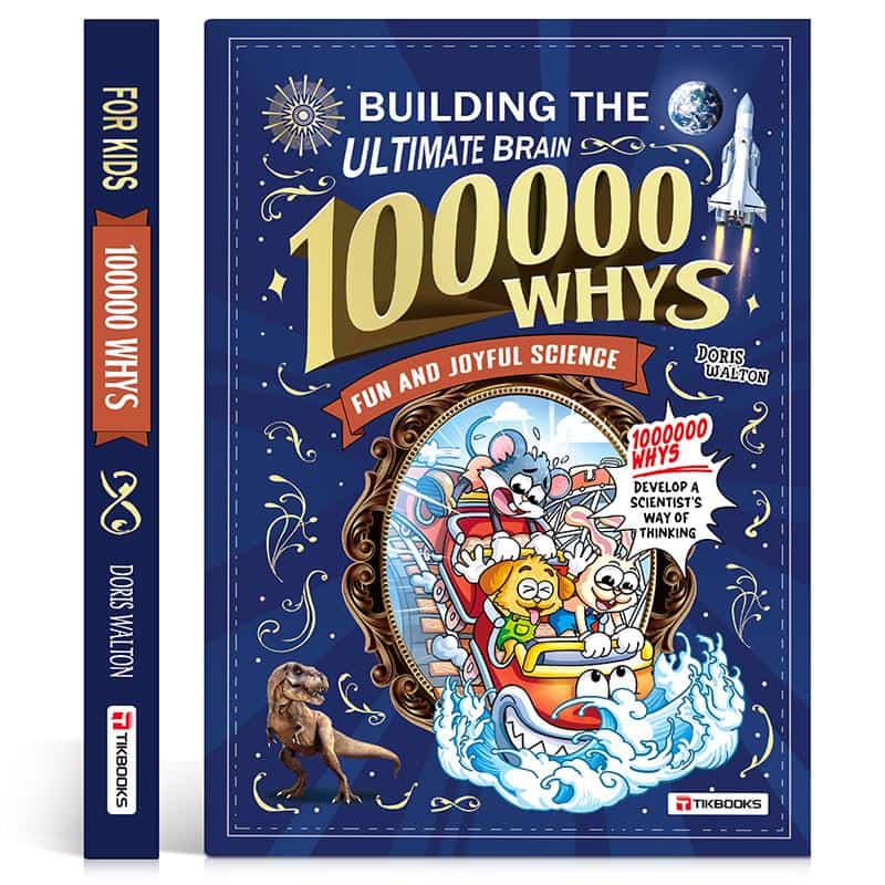100,000 Whys — Building the Ultimate Brain, hardcover kids' science book